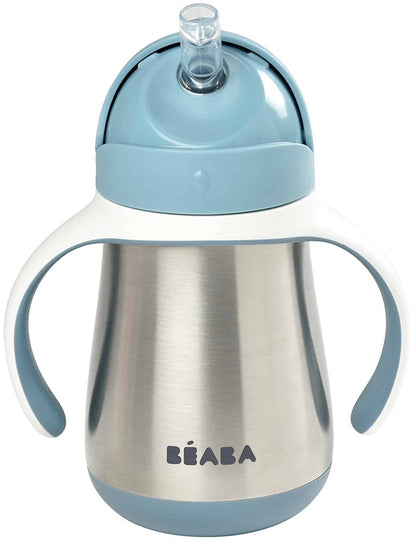 Beaba Stainless Steel Straw Sippy Cup - Rain - 913481