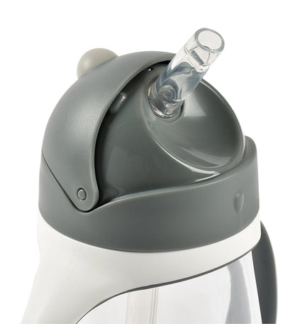 BEABA Straw Sippy Cup - Charcoal - 913534
