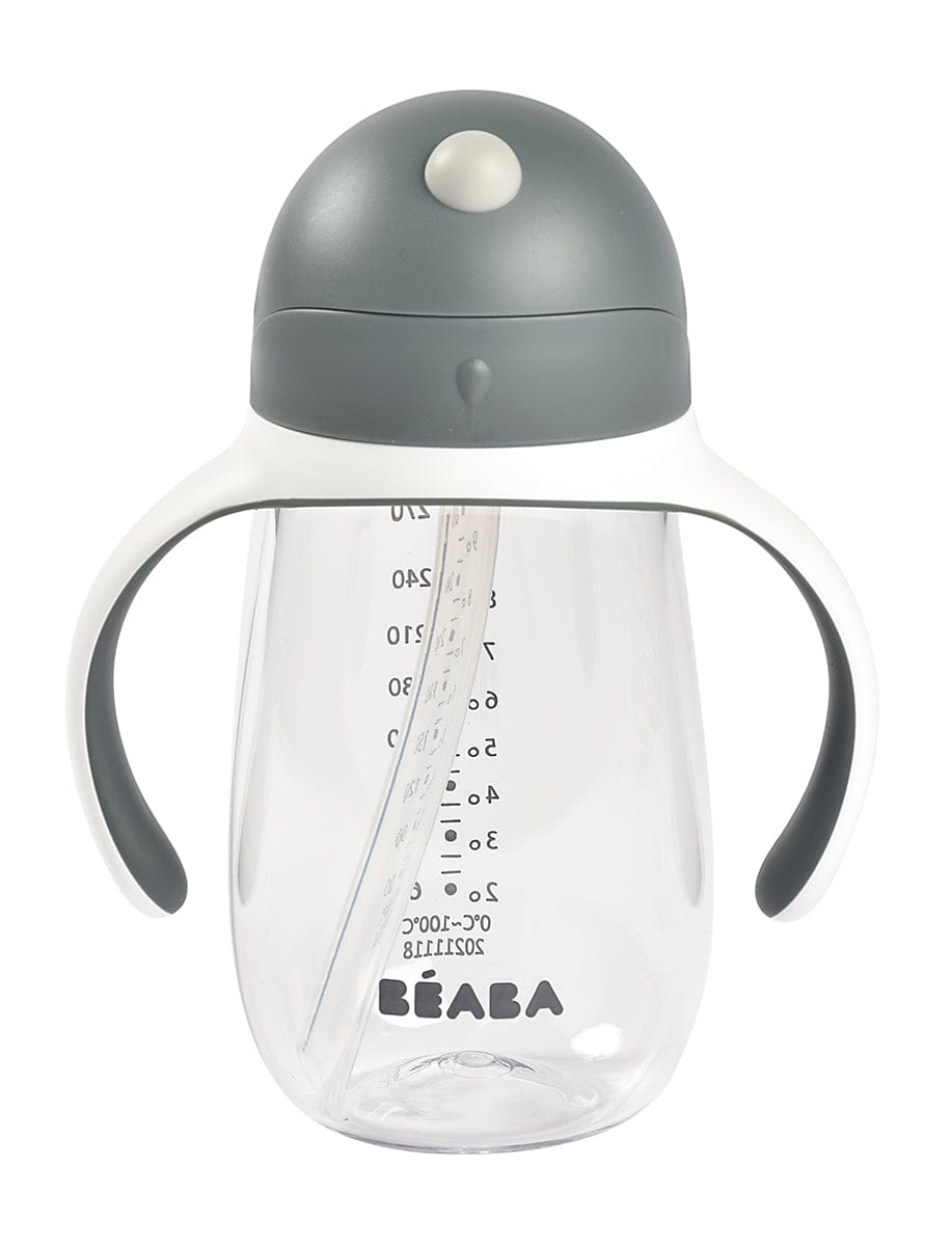 BEABA Straw Sippy Cup - Charcoal - 913534