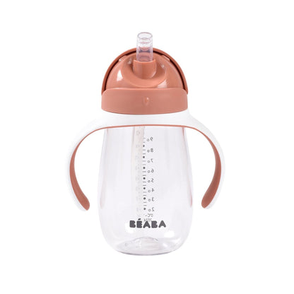 Beaba Straw Sippy Cup - Terracotta - 913586
