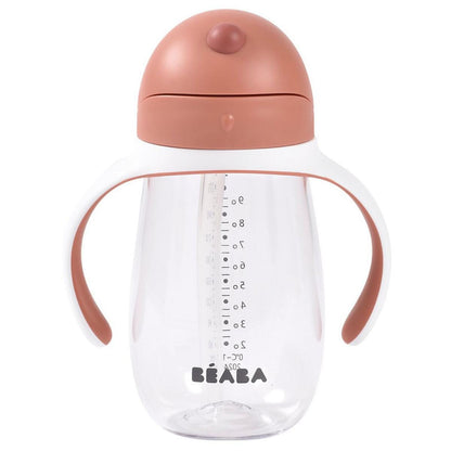 Beaba Straw Sippy Cup - Terracotta - 913586
