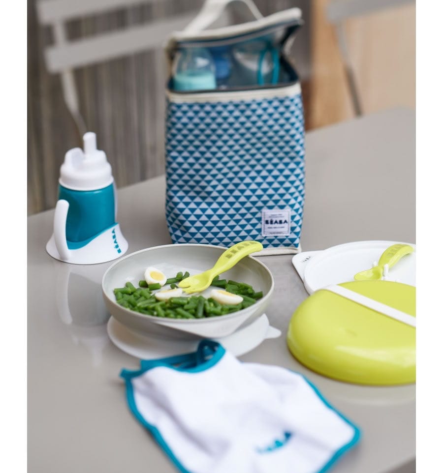 Beaba Vienna Diaper Bag - Blue Play Print - 940207