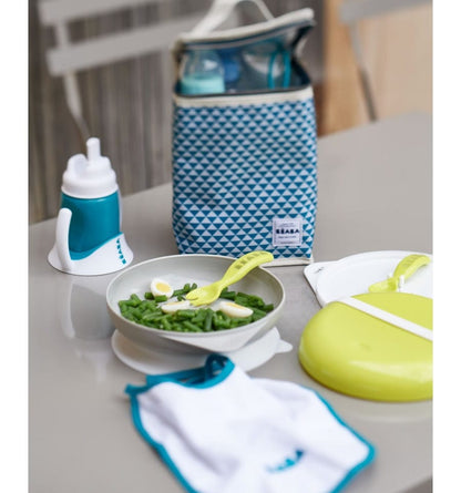 Beaba Vienna Diaper Bag - Blue Play Print - 940207