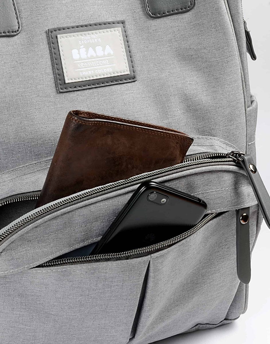 Beaba Wellington Backpack Diaper Bag - Grey - 940262