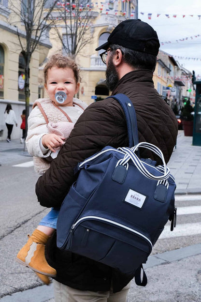 Beaba Wellington Backpack Diaper Bag - Navy - 940263