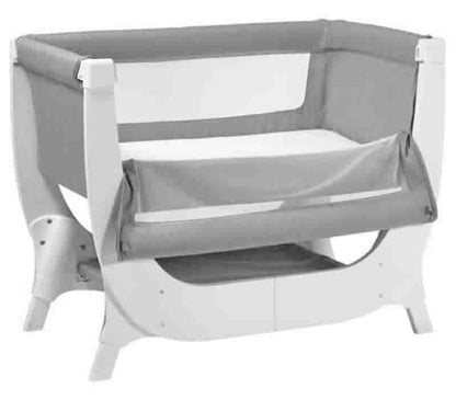 BEABA x Shnuggle Air Bedside Sleeper Infant Crib - Dove Grey - 780220