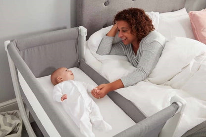 BEABA x Shnuggle Air Bedside Sleeper Infant Crib - Dove Grey - 780220
