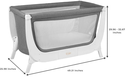 BEABA x Shnuggle Air Complete Sleep System - Grey/White - 780225