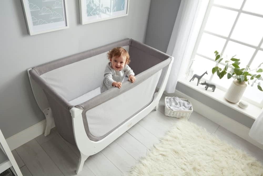 BEABA x Shnuggle Air Complete Sleep System - Grey/White - 780225