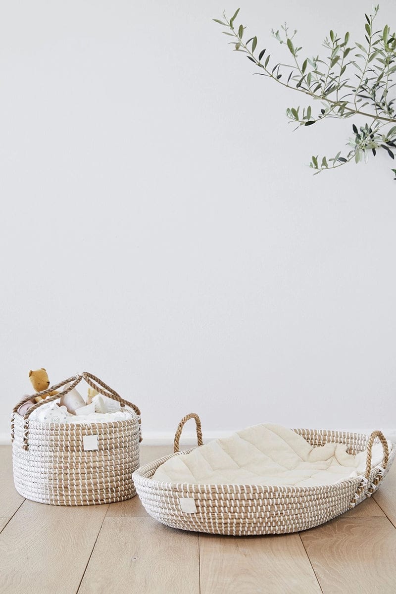 BEBE BASK LILY Diaper Caddy - Natural - BB-LILY-01CS