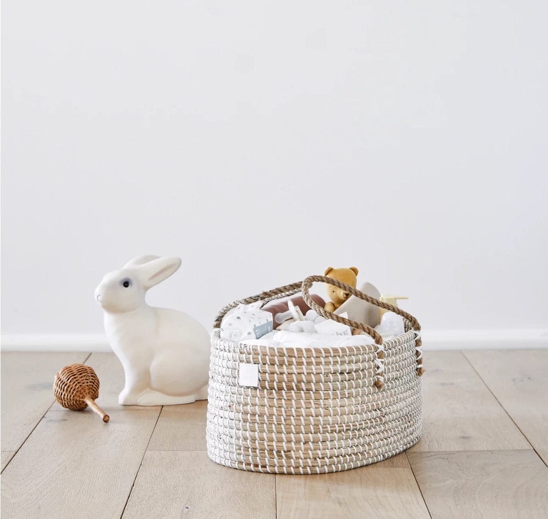 BEBE BASK LILY Diaper Caddy - Natural - BB-LILY-01CS