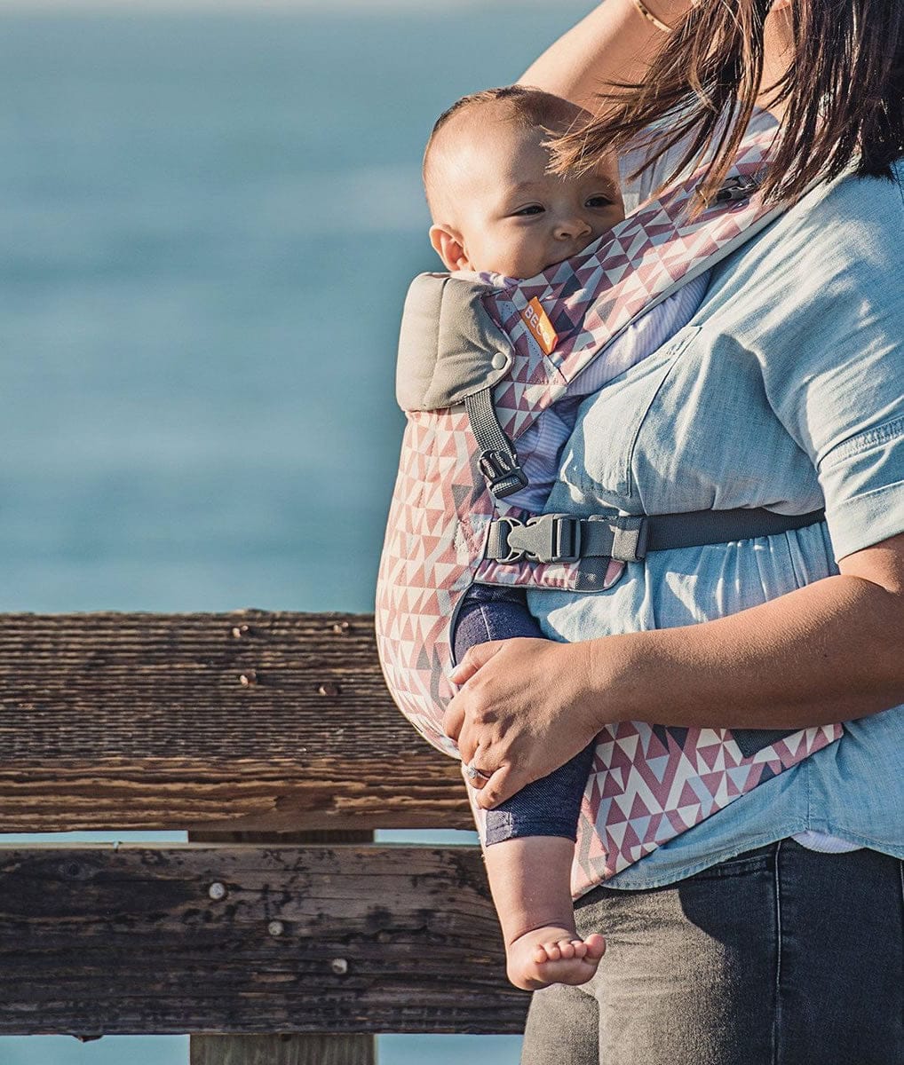 Beco Baby Gemini Baby Carrier - Geo Dusty Pink - GPHC-GEOP