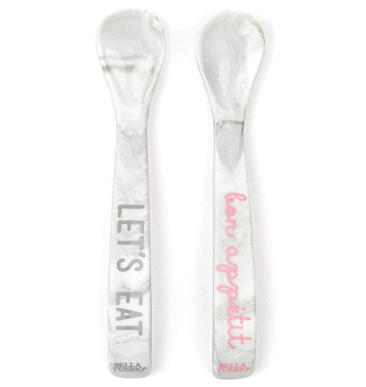 Bella Tunno Lets Eat and Bon Appetit Spoon Set - WS15