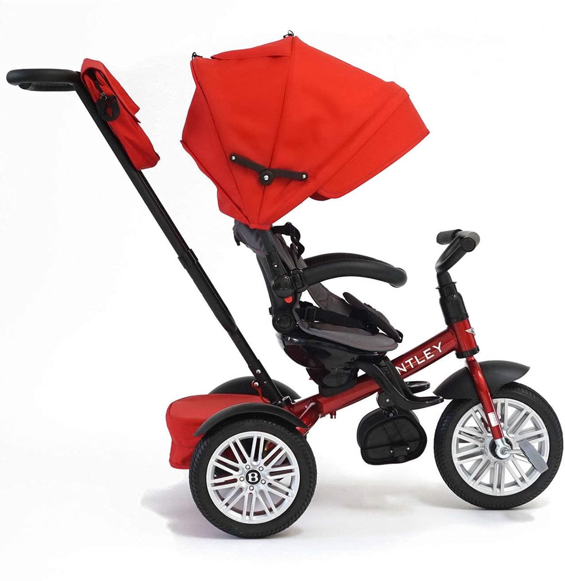 Bentley 6-in-1 Baby Stroller / Kids Trike - Dragon Red - BN1R