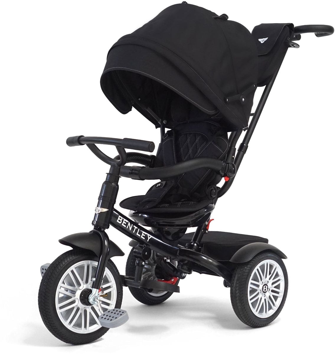 Bentley 6-in-1 Baby Stroller / Kids Trike - Onyx Black - BN1O