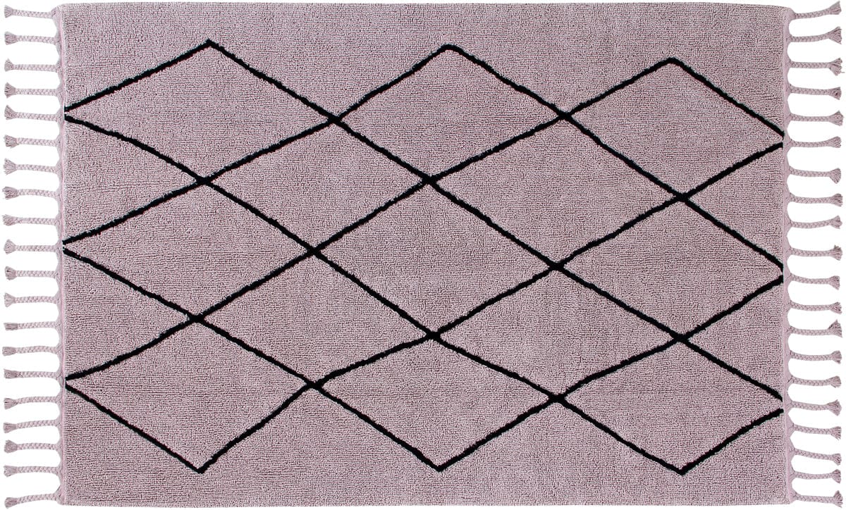 Lorena Canals Bereber Rug - Wood Rose (4' 7'' x 6' 7'') - C-BER-WOOD