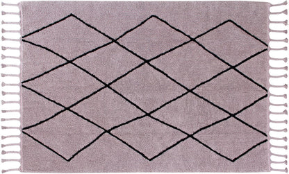 Lorena Canals Bereber Rug - Wood Rose (4' 7'' x 6' 7'') - C-BER-WOOD