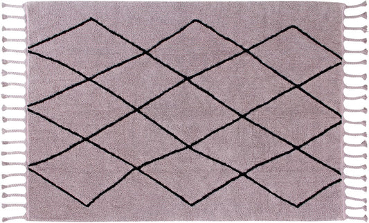 Lorena Canals Bereber Rug - Wood Rose (4' 7'' x 6' 7'') - C-BER-WOOD