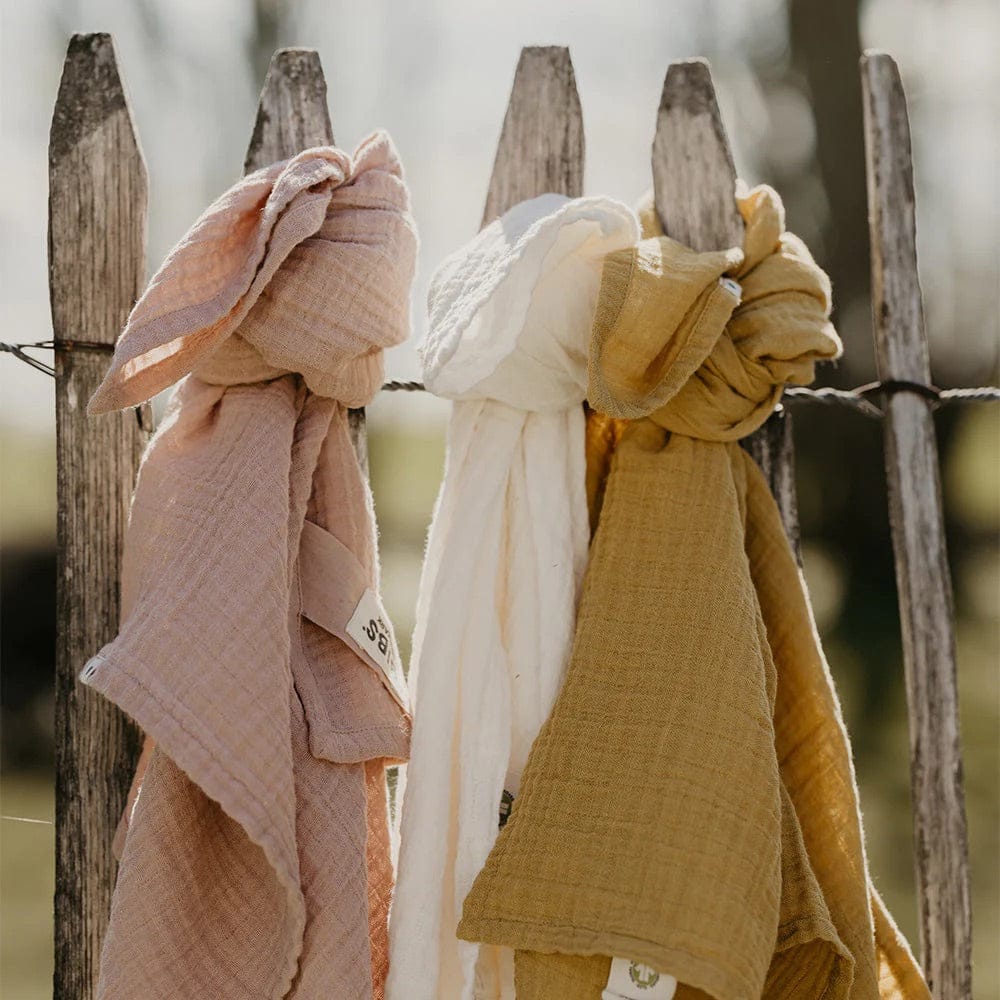 BIBS Muslin Swaddle - Ivory - 9402216