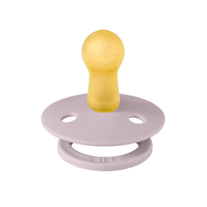 BIBS Original Colour Pacifier, 2 Pack - Blossom/Dusky Lilac - Size 1 (0+ m) - 110416