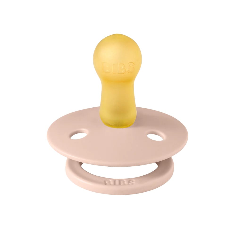 BIBS Original Colour Pacifier, 2 Pack - Blush/Blush - Size 1 (0+ m) - 110289