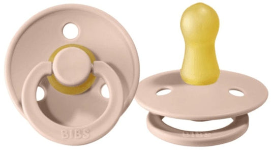 BIBS Original Colour Pacifier, 2 Pack - Blush - Size 2 (6-18 m) - CU120244
