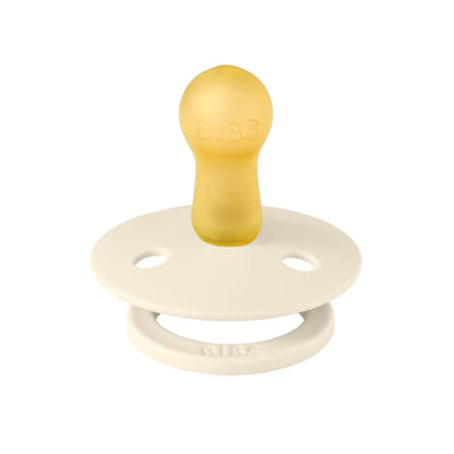 BIBS Original Colour Pacifier, 2 Pack - Ivory/Ivory - Size 1 (0+ m) - 110366
