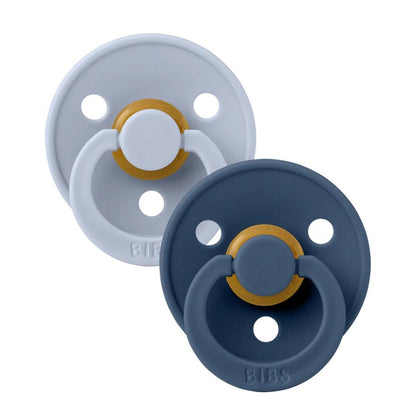 BIBS Original Colour Pacifier, 2 Pack - Ivory/Ivory - Size 2 (6+ m) - 120366
