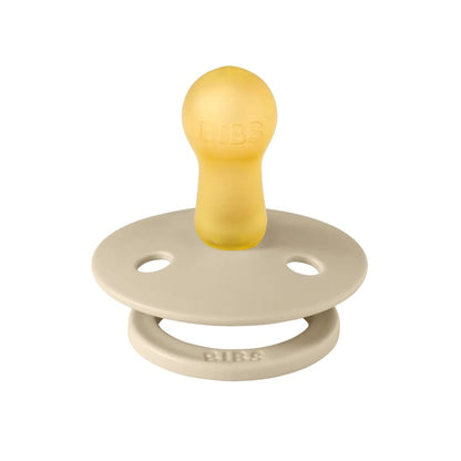 BIBS Original Colour Pacifier, 2 Pack - Vanilla/Vanilla - Size 1 (0+ m) - 110285