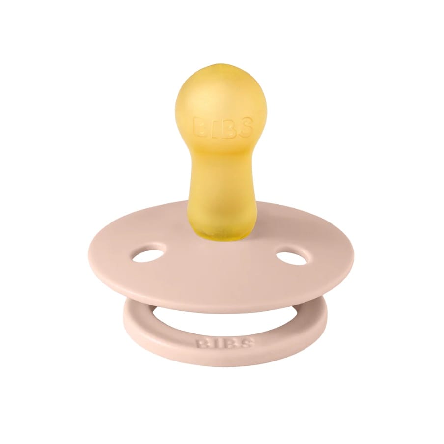 BIBS Original Colour Pacifier, 2 Pack - Woodchuck/Blush - Size 2 (6+ m) - 120215