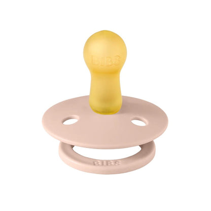 BIBS Original Colour Pacifier, 2 Pack - Woodchuck/Blush - Size 2 (6+ m) - 120215