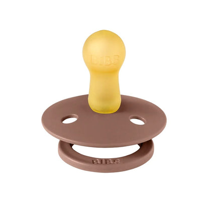 BIBS Original Colour Pacifier, 2 Pack - Woodchuck/Blush - Size 2 (6+ m) - 120215