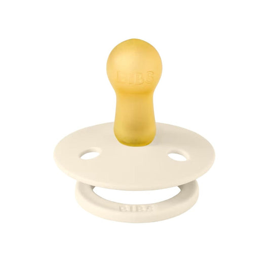 BIBS Original Colour Pacifier, 4 Pack - Ivory/Sand/Vanilla/Dark Oak - Size 2 (6-18 m) - 120460