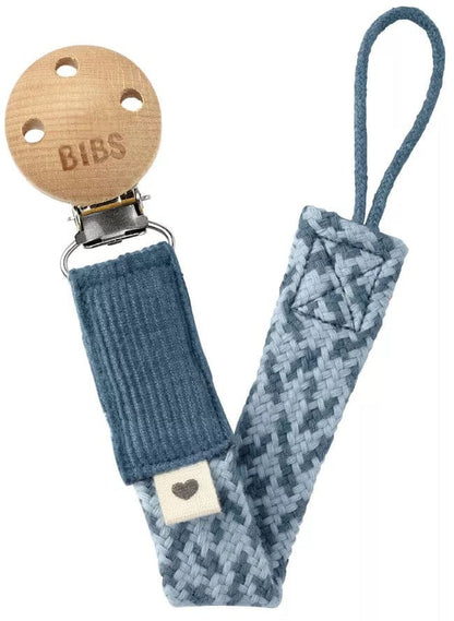 BIBS Pacifier Clip - Petrol/Baby Blue - 9401103