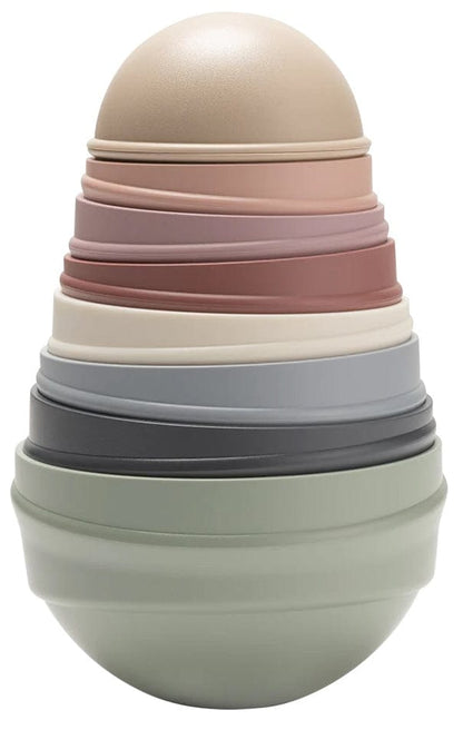 BIBS Wobbly Tower Pastel Rainbow - 4100100
