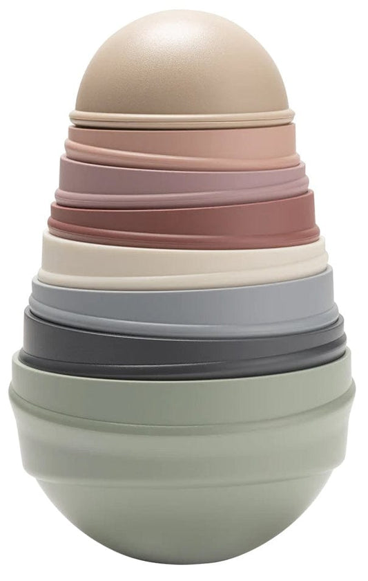 BIBS Wobbly Tower Pastel Rainbow - 4100100