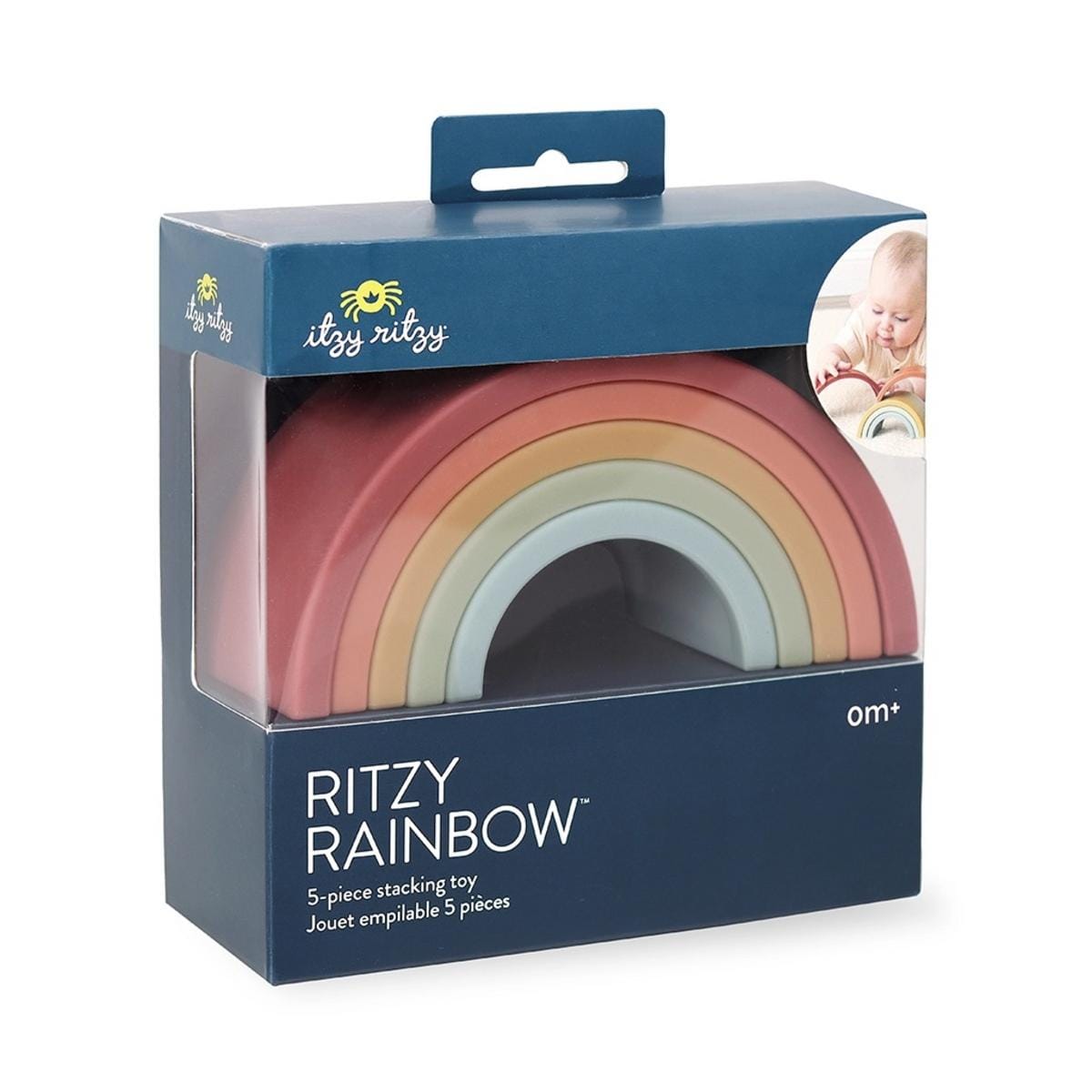 Itzy Ritzy Ritzy Rainbow Stacking Toy - Rainbow - RS8548
