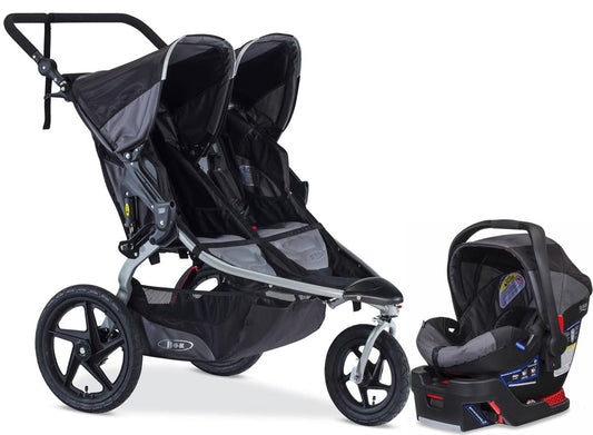 BOB 2017 / 2018 Revolution FLEX 2.0 Duallie Travel System - Black