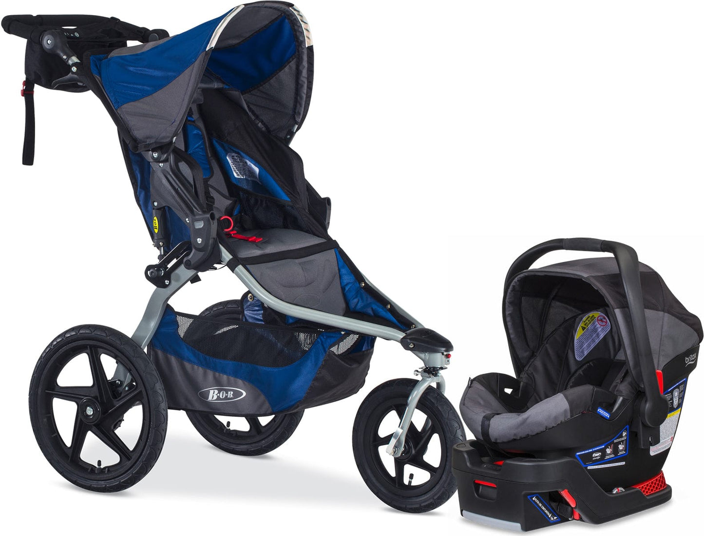 BOB 2019 / 2020 Travel System Strides Fitness Travel System - Blue / Black - U681856-E1A784A