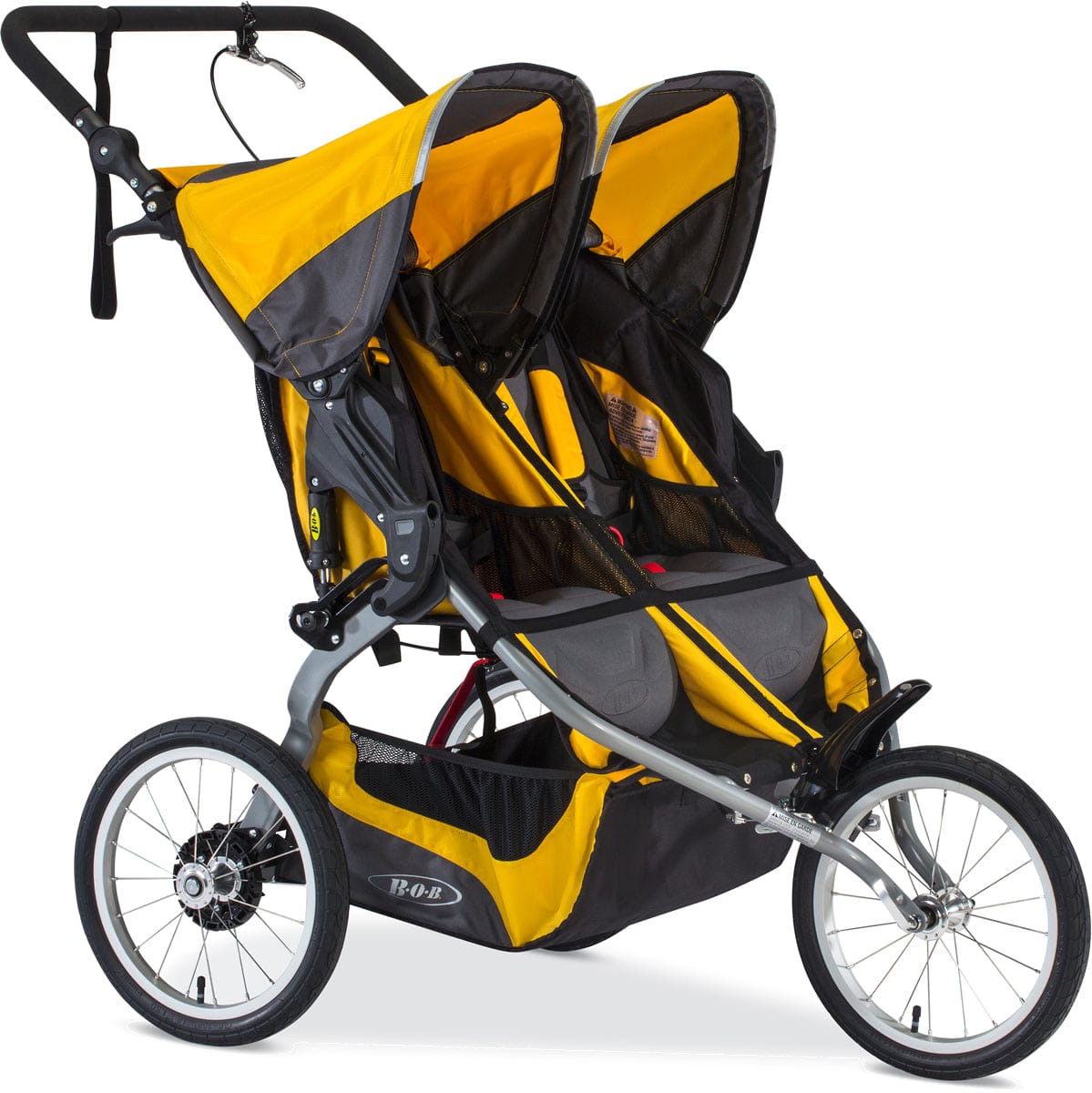 BOB 2017 / 2018 Ironman Duallie Double Jogging Stroller - Yellow