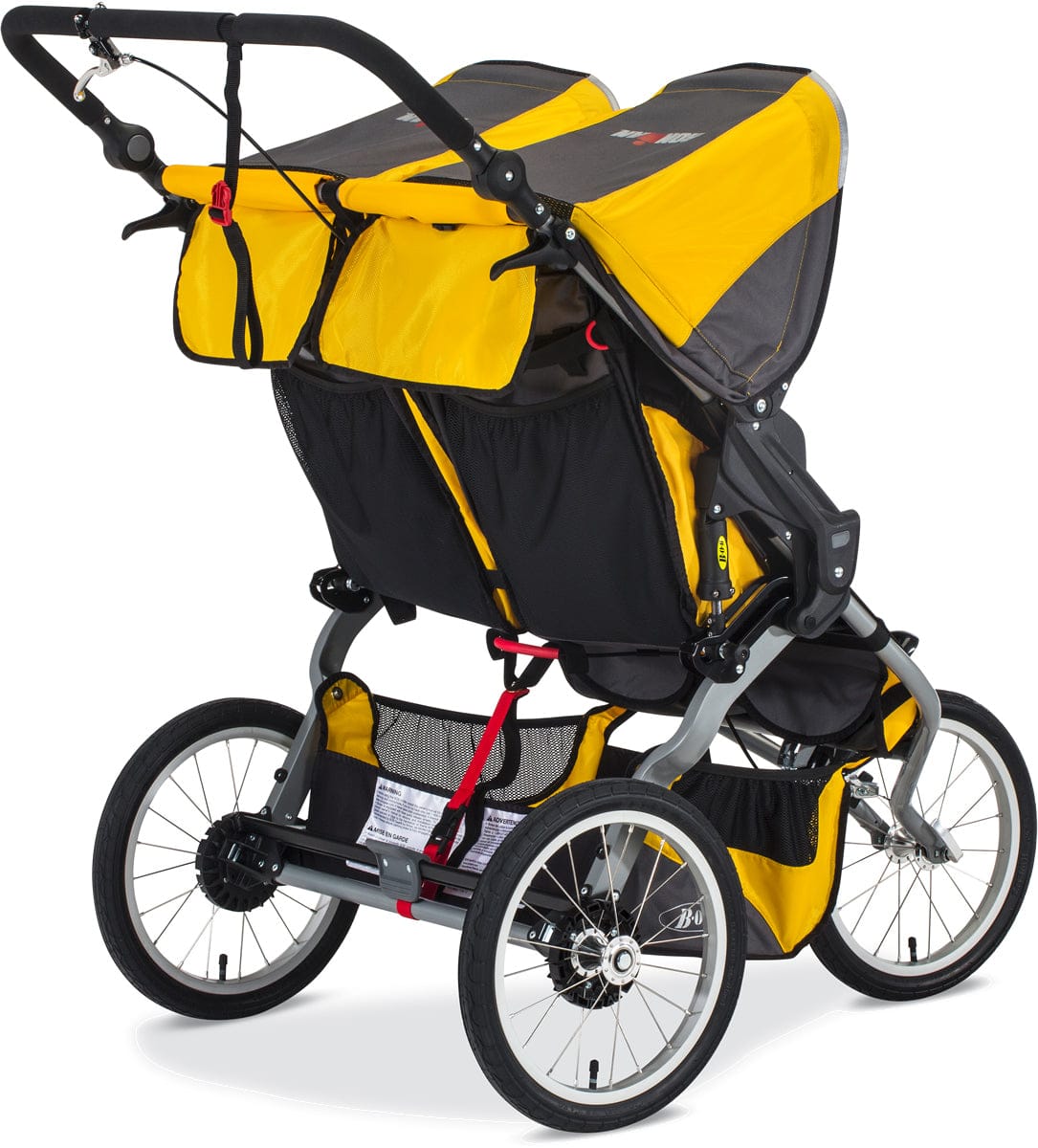 BOB 2017 / 2018 Ironman Duallie Double Jogging Stroller - Yellow