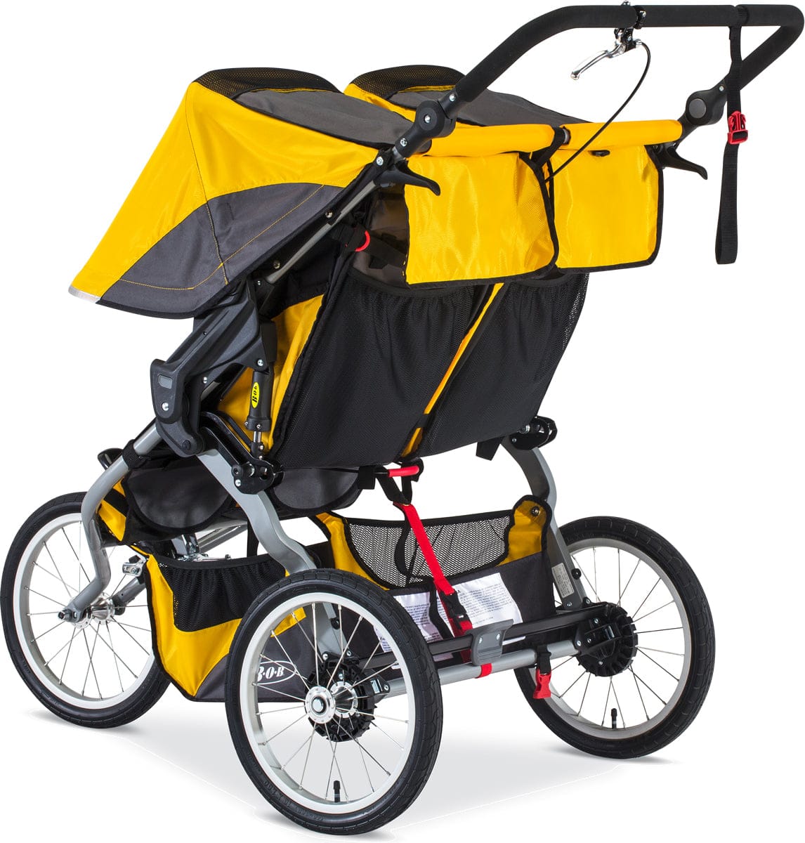 BOB 2017 / 2018 Ironman Duallie Double Jogging Stroller - Yellow