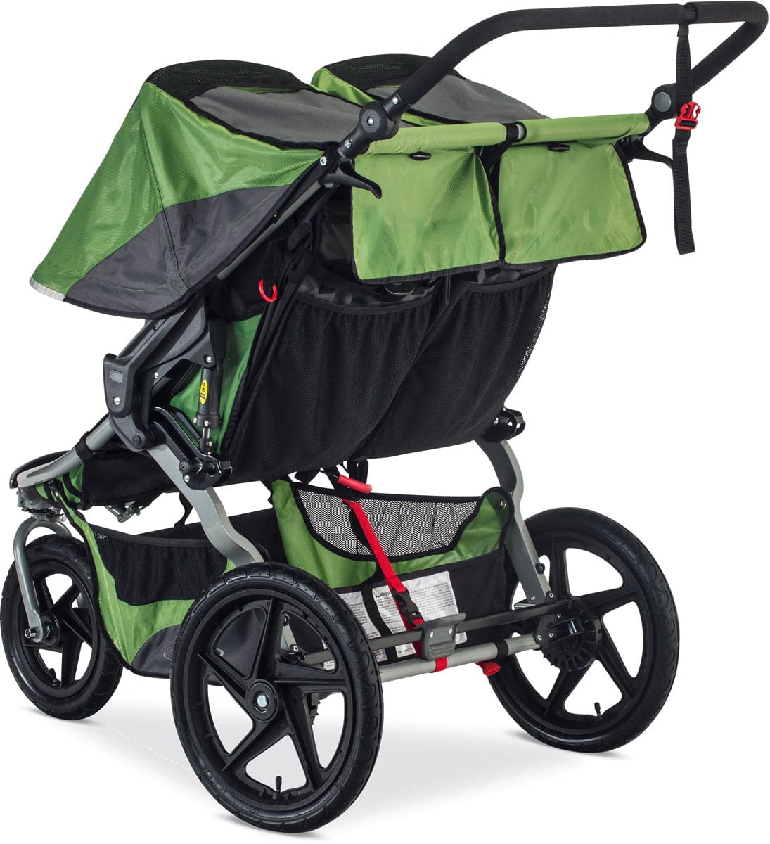 BOB 2017 / 2018 Revolution 2.0 Flex Duallie Double Jogging Stroller - Meadow