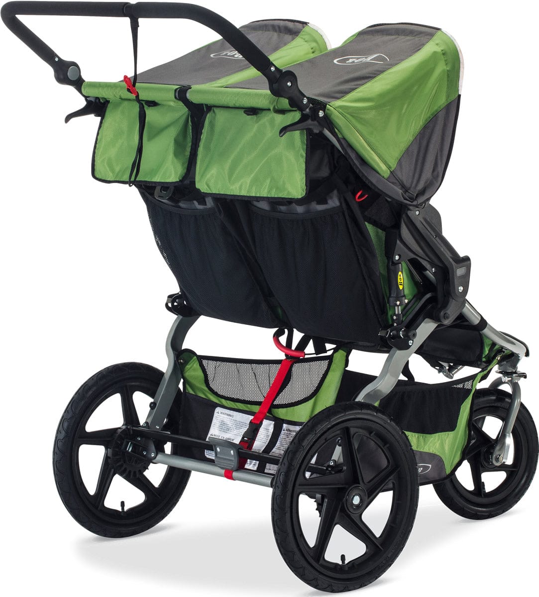 BOB 2017 / 2018 Revolution 2.0 Flex Duallie Double Jogging Stroller - Meadow