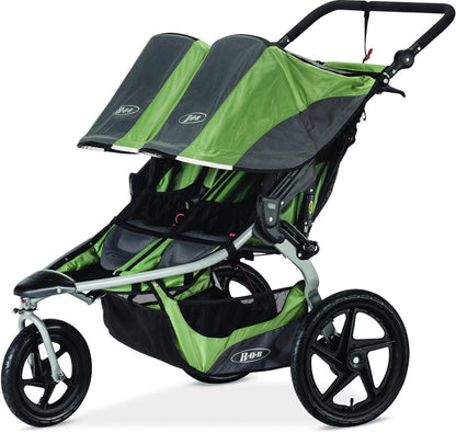 BOB 2017 / 2018 Revolution 2.0 Flex Duallie Double Jogging Stroller - Meadow