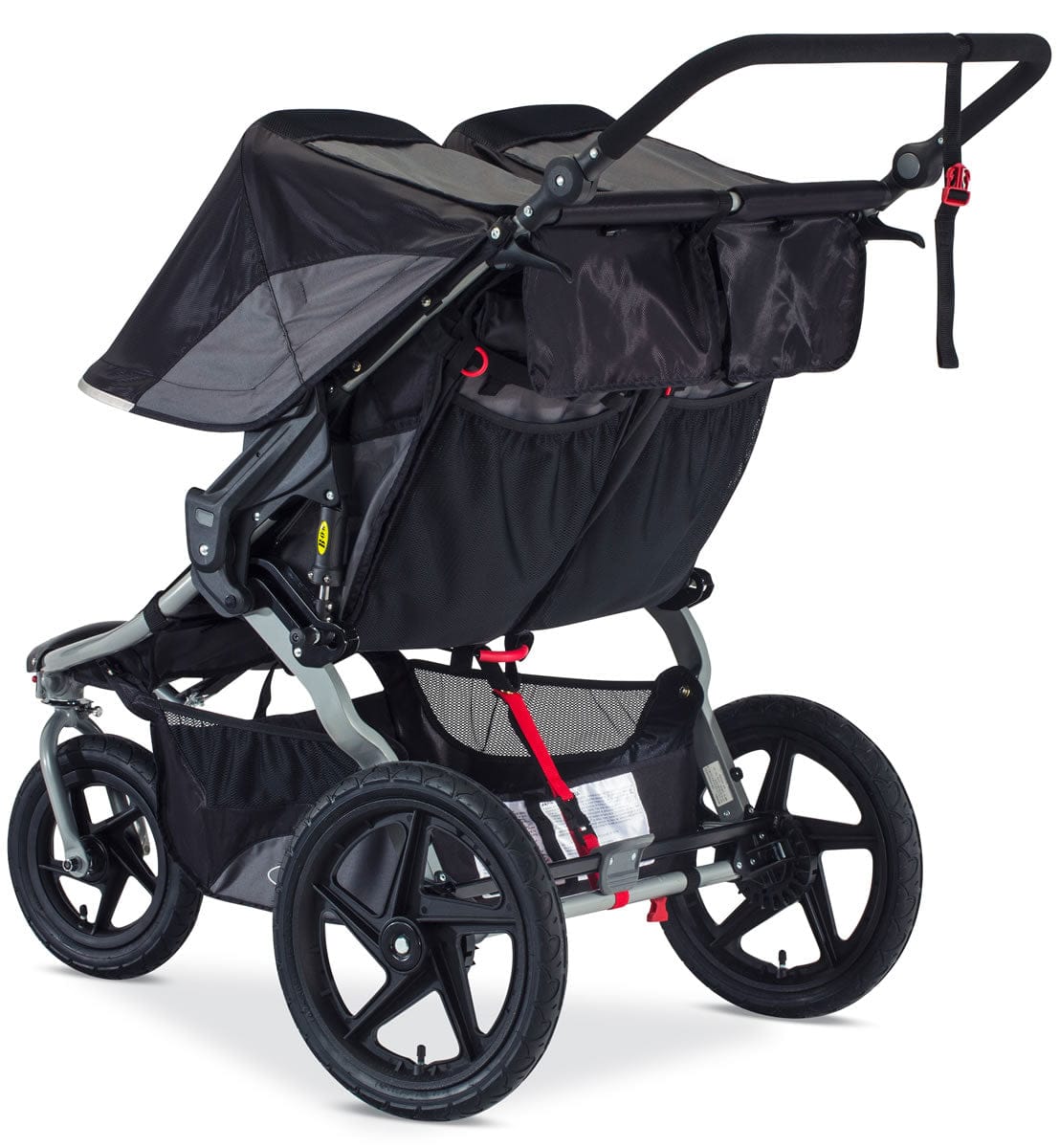 BOB 2017 / 2018 Revolution FLEX 2.0 Duallie Double Jogging Stroller - Black - U601856