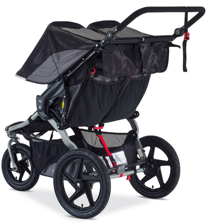 BOB 2017 / 2018 Revolution FLEX 2.0 Duallie Double Jogging Stroller - Black - U601856