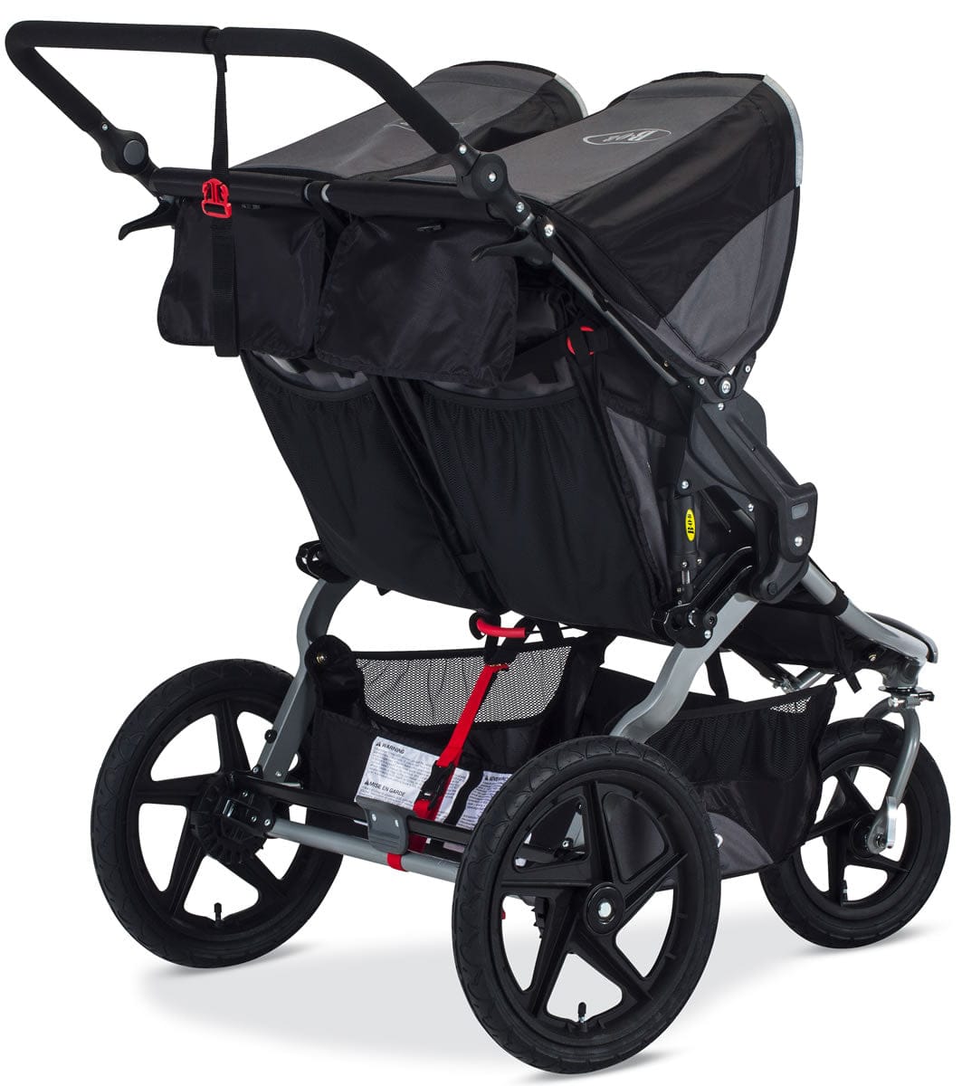 BOB 2017 / 2018 Revolution FLEX 2.0 Duallie Double Jogging Stroller - Black - U601856