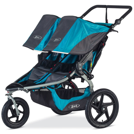 BOB 2017 / 2018 Revolution FLEX 2.0 Duallie Double Jogging Stroller - Lagoon - U601857