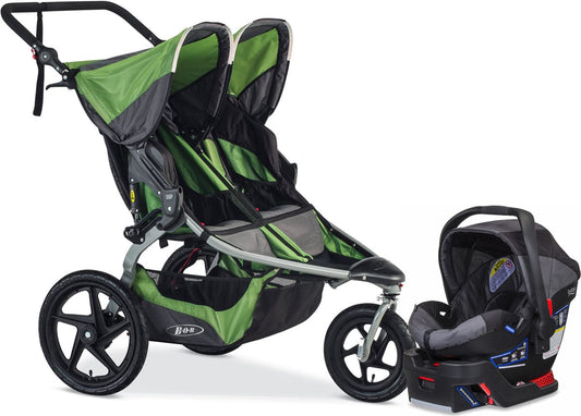 BOB 2017 / 2018 Revolution Flex 2.0 Duallie Travel System - Meadow / Black - U601858-E1A784A